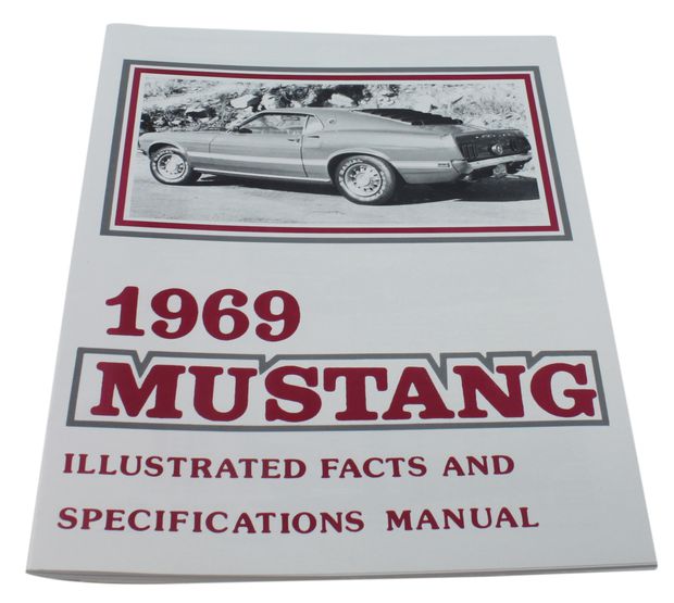 Fachbuch mit Bildern Mustang 1969 in der Gruppe 14 bei VP Autoparts AB (MP0296)