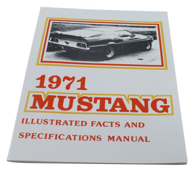Fachbuch mit Bildern Mustang 1971 in der Gruppe 14 bei VP Autoparts AB (MP0298)