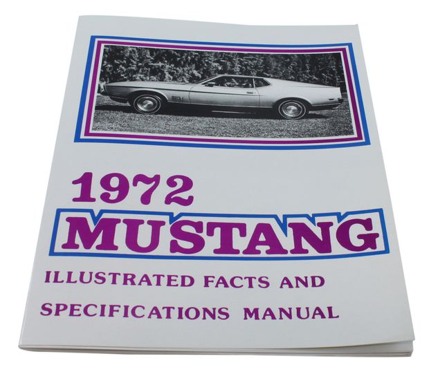 Fachbuch mit Bildern Mustang 1972 in der Gruppe 14 bei VP Autoparts AB (MP0299)