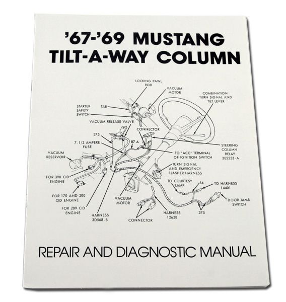 Manual Must.67-69 tilt-a-way in der Gruppe Zubehr / Literatur / Handbcher/Manuale Ford/Mercury bei VP Autoparts AB (MP0310)