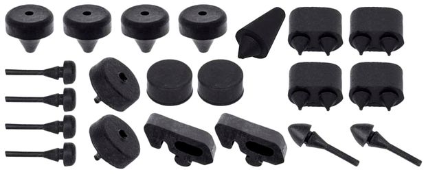 69 Camaro RS Rubber Stopper Kit in der Gruppe General Motors / Camaro/Firebird 67-81 / Karosserie / Gummileisten / Gummis/Dichtungen Camaro 67-69 bei VP Autoparts AB (OER-K88062)