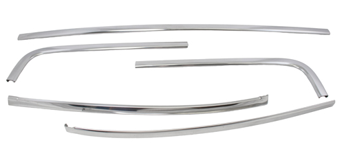 Rear window molding set Camaro 67-69 in der Gruppe General Motors / Camaro/Firebird 67-81 / Karosserie / Zierleisten / Zierleisten Camaro 1967-69 bei VP Autoparts AB (OER-WM183)