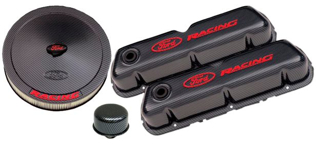 Dress up kit Ford Racing in der Gruppe Ford/Mercury / Motoren Ford/Mercury / Ford 351W / Zylinderkopf Ford 351W bei VP Autoparts AB (PRO-302-520)