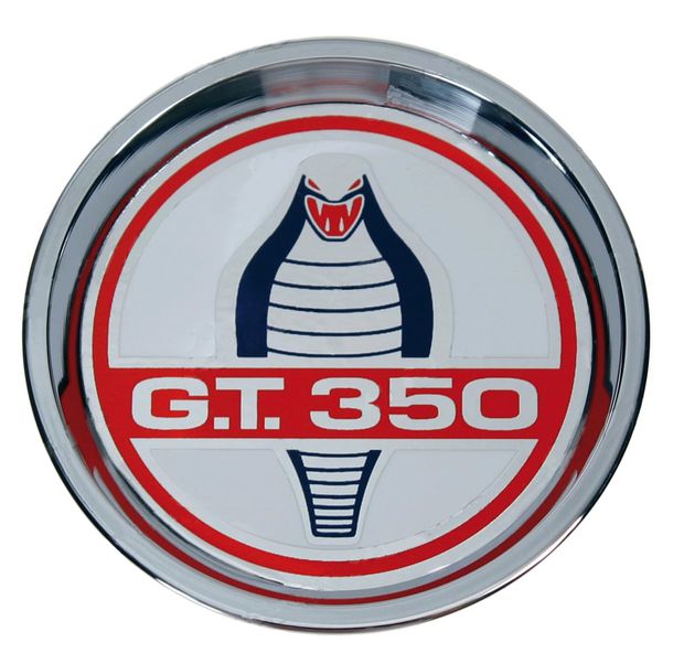 Nabenabdeckung 65-66 GT350 Cora logo in der Gruppe Ford/Mercury / Ford Mustang 65-73 / Felgen/Reifen / Nabenabdeckungen Mustang bei VP Autoparts AB (S2MS-1130-B)