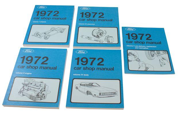Werkstatthandbuch Mustang 1972 in der Gruppe  /  / Literatur bei VP Autoparts AB (SM72)