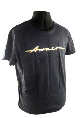 T-Shirt schwarz Amazon emblem - Herren in der Gruppe Zubehr / T-shirts / T-shirts Amazon bei VP Autoparts AB (VP-TSBK11)