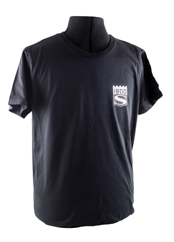 T-shirt schwarz 1800S emblem in der Gruppe Zubehr / T-shirts / T-shirts P1800 bei VP Autoparts AB (VP-TSBK14)