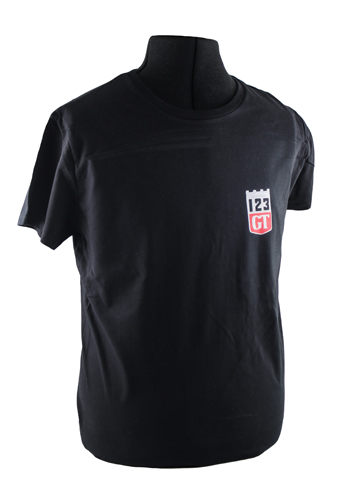T-shirt schwarz 123GT emblem in der Gruppe Zubehr / T-shirts / T-shirts Amazon bei VP Autoparts AB (VP-TSBK15)