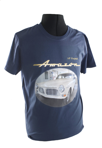 T-Shirt blau Projektauto Amazon in der Gruppe Zubehr / T-shirts / T-shirts Amazon bei VP Autoparts AB (VP-TSBL12)
