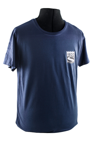T-shirt blau 1800S emblem in der Gruppe Zubehr / T-shirts / T-shirts P1800 bei VP Autoparts AB (VP-TSBL14)