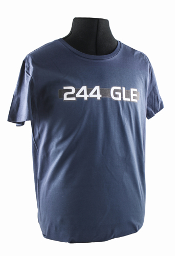 T-shirt blau 244 GLE emblem in der Gruppe Zubehr / T-shirts / T-shirts 240/260 bei VP Autoparts AB (VP-TSBL17)