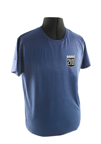 T-shirt blau 210 emblem in der Gruppe Zubehr / T-shirts / T-shirts PV/Duett bei VP Autoparts AB (VP-TSBL19)