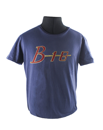 T-shirt blau B18 emblem in der Gruppe Zubehr / T-shirts / T-shirts 140/164 bei VP Autoparts AB (VP-TSBL24)
