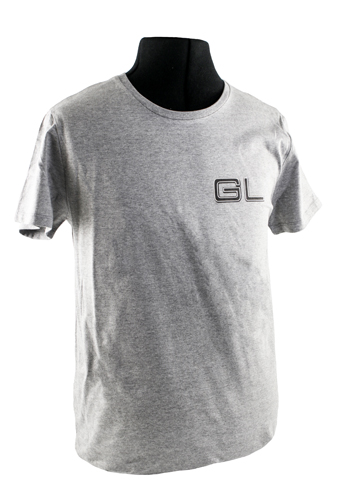 T-shirt grau GL emblem in der Gruppe Zubehr / T-shirts / T-shirts 240/260 bei VP Autoparts AB (VP-TSGY16)