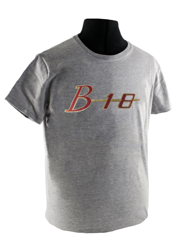 T-shirt grau B18 emblem in der Gruppe Zubehr / T-shirts / T-shirts 140/164 bei VP Autoparts AB (VP-TSGY24)