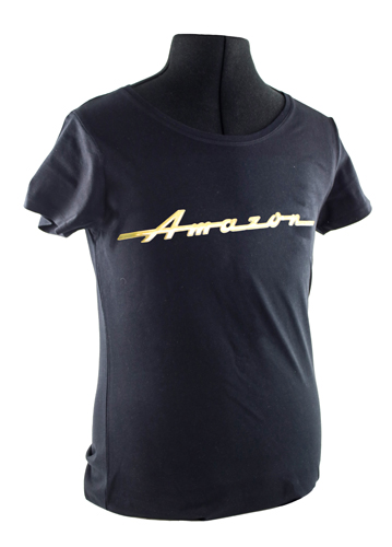 T-Shirt Frau schwarz Amazon emblem in der Gruppe Zubehr / T-shirts / T-shirts Amazon bei VP Autoparts AB (VP-TSWBK11)