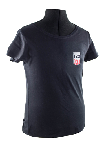T-shirt Frau schwarz 123GT emblem in der Gruppe Zubehr / T-shirts / T-shirts Amazon bei VP Autoparts AB (VP-TSWBK15)