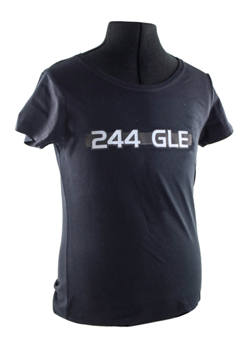 T-shirt Frau schwarz 244 GLE emblem in der Gruppe Zubehr / T-shirts / T-shirts 240/260 bei VP Autoparts AB (VP-TSWBK17)