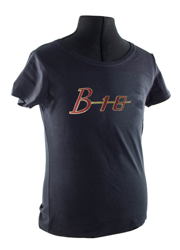 T-shirt Frau schwarz B18 emblem in der Gruppe Zubehr / T-shirts / T-shirts 140/164 bei VP Autoparts AB (VP-TSWBK24)