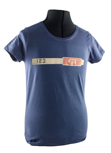 T-Shirt Frau Blau 123GT emblem in der Gruppe Zubehr / T-shirts / T-shirts Amazon bei VP Autoparts AB (VP-TSWBL10)