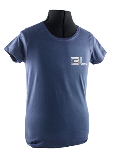 T-shirt Frau blau GL emblem in der Gruppe Zubehr / T-shirts / T-shirts 240/260 bei VP Autoparts AB (VP-TSWBL16)