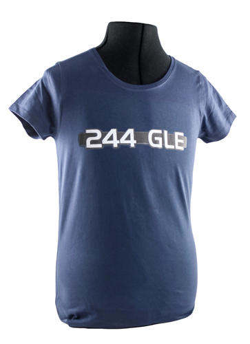 T-shirt Frau blau 244 GLE emblem in der Gruppe Zubehr / T-shirts / T-shirts 240/260 bei VP Autoparts AB (VP-TSWBL17)