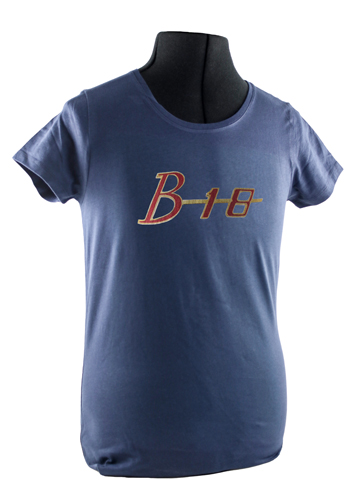T-shirt Frau blau B18 emblem in der Gruppe Zubehr / T-shirts / T-shirts 140/164 bei VP Autoparts AB (VP-TSWBL24)
