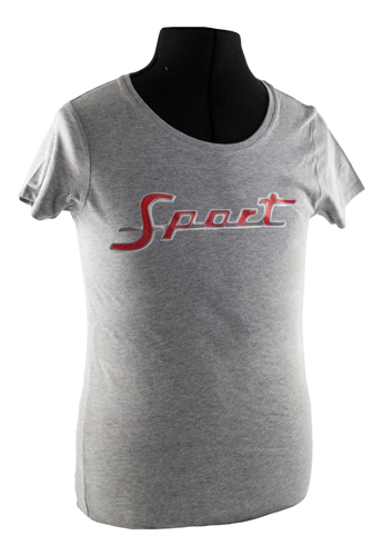 T-shirt Frau grau Sport in der Gruppe Zubehr / T-shirts / T-shirts PV/Duett bei VP Autoparts AB (VP-TSWGY13)