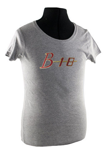 T-Shirt Frau grau B18 emblem in der Gruppe Zubehr / T-shirts / T-shirts 140/164 bei VP Autoparts AB (VP-TSWGY24)