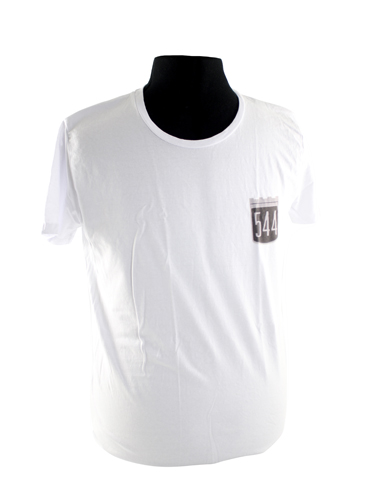 T-Shirt weiss Emblem 544 in der Gruppe Zubehr / T-shirts / T-shirts PV/Duett bei VP Autoparts AB (VP-TSWT09)