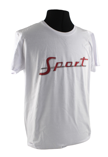T-shirt weiss Sport in der Gruppe Zubehr / T-shirts / T-shirts PV/Duett bei VP Autoparts AB (VP-TSWT13)