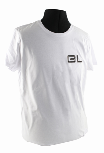 T-shirt weiss GL emblem in der Gruppe Zubehr / T-shirts / T-shirts 240/260 bei VP Autoparts AB (VP-TSWT16)