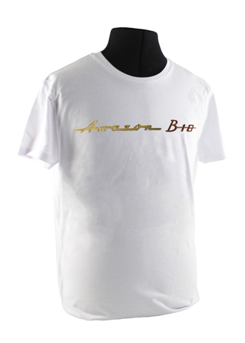 T-shirt weiss Amazon/B18 emblem in der Gruppe Zubehr / T-shirts / T-shirts Amazon bei VP Autoparts AB (VP-TSWT23)