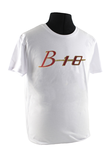 T-shirt weiss B18 emblem in der Gruppe Zubehr / T-shirts / T-shirts 140/164 bei VP Autoparts AB (VP-TSWT24)