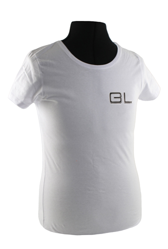 T-shirt Frau weiss GL emblem in der Gruppe Zubehr / T-shirts / T-shirts 240/260 bei VP Autoparts AB (VP-TSWWT16)