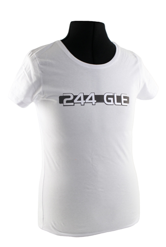 T-shirt Frau weiss 244 GLE emblem in der Gruppe Zubehr / T-shirts / T-shirts 240/260 bei VP Autoparts AB (VP-TSWWT17)