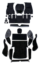 Teppichsatz 1800ES schwarz Spezial