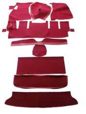 Mattensatz 1800E 1972 rot Textil