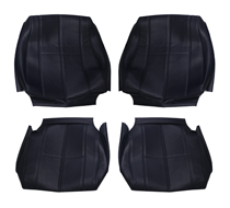 Upholstery frt seats 240 blue 86- high