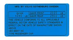 Dekal Karosserie 164 1975