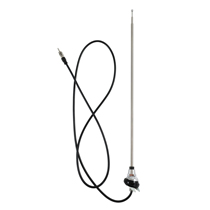 Antenne Universal verchromt mit rundem F