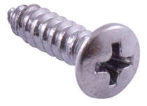 Schraube verchromt 10x3/4" Phillips