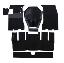 Mattensatz 1800S 63-64 black Textil