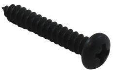 Schraube #8 x 1" phillips schwarz oxidie