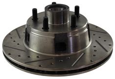 Brake rotor Must.65-7 drilled/slotted LH