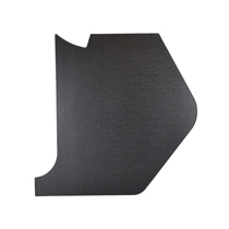 Pappe Spritzwand 544/210 schwarz li
