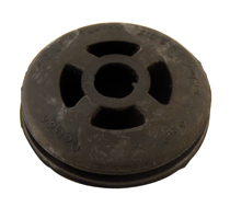 Gummi Auspuffanlage schwarz