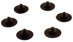 Gummiknopf Spritzwandmatte PV/P18 schw.