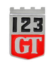 Emblem "123 GT" Amazon