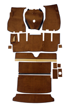 Teppichsatz 1800E 1970 braun Textil